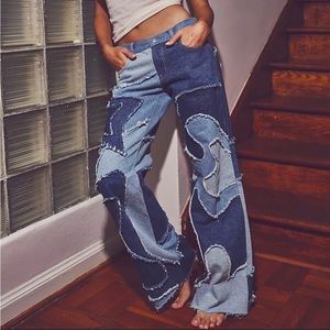 We the Free Supernova Wide Leg Jeans  size 29